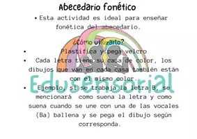 Vista previa - Refuerzo / NEE / Materiales de apoyo - Abecedario Fonético (1) - página 1