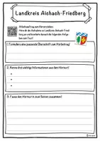 Vorschau - Unterrichtsreihen - Landkreis Aichach-Friedberg Lückentext mit Wortspeicher Hörverstehen und Suchsel - Seite 3