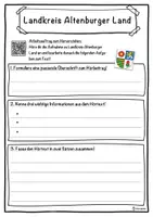 Vorschau - Unterrichtsreihen - Landkreis Altenburger Land Lückentext mit Wortspeicher Hörverstehen und Suchsel - Seite 3