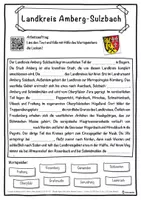 Vorschau - Unterrichtsreihen - Landkreis Amberg-Sulzbach Lückentext mit Wortspeicher Hörverstehen und Suchsel - Seite 1