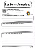 Vorschau - Unterrichtsreihen - Landkreis Ammerland Lückentext mit Wortspeicher Hörverstehen und Suchsel - Seite 3