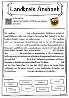 Vorschau - Unterrichtsreihen - Landkreis Ansbach Lückentext mit Wortspeicher Hörverstehen und Suchsel - Seite 1