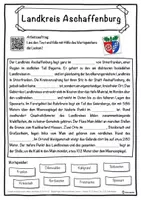 Vorschau - Unterrichtsreihen - Landkreis Aschaffenburg Lückentext mit Wortspeicher Hörverstehen und Suchsel - Seite 1