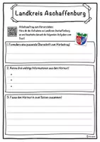 Vorschau - Unterrichtsreihen - Landkreis Aschaffenburg Lückentext mit Wortspeicher Hörverstehen und Suchsel - Seite 3
