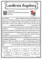 Vorschau - Unterrichtsreihen - Landkreis Augsburg Lückentext mit Wortspeicher Hörverstehen und Suchsel - Seite 1