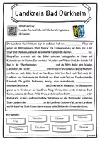 Vorschau - Unterrichtsreihen - Landkreis Bad Dürkheim Lückentext mit Wortspeicher Hörverstehen und Suchsel - Seite 1