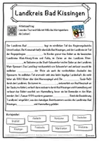 Vorschau - Unterrichtsreihen - Landkreis Bad Kissingen Lückentext mit Wortspeicher Hörverstehen und Suchsel - Seite 1