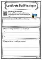 Vorschau - Unterrichtsreihen - Landkreis Bad Kissingen Lückentext mit Wortspeicher Hörverstehen und Suchsel - Seite 3