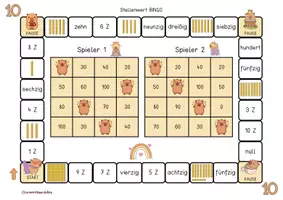 Vorschau - Spiele - Würfelspiel Stellenwert ZR 100 Bingo - Seite 1