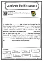 Vorschau - Unterrichtsreihen - Landkreis Bad Kreuznach Lückentext mit Wortspeicher Hörverstehen und Suchsel - Seite 1