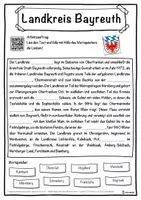 Vorschau - Unterrichtsreihen - Landkreis Bayreuth Lückentext mit Wortspeicher Hörverstehen und Suchsel - Seite 1