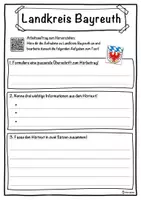 Vorschau - Unterrichtsreihen - Landkreis Bayreuth Lückentext mit Wortspeicher Hörverstehen und Suchsel - Seite 3