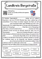 Vorschau - Unterrichtsreihen - Landkreis Bergstraße Lückentext mit Wortspeicher Hörverstehen und Suchsel - Seite 1
