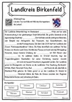 Vorschau - Unterrichtsreihen - Landkreis Birkenfeld Lückentext mit Wortspeicher Hörverstehen und Suchsel - Seite 1