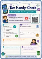 Vorschau - Stundenentwürfe - Der Handy-Check (inkl. Handreichung + Lösung) - Seite 1