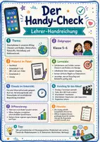 Vorschau - Stundenentwürfe - Der Handy-Check (inkl. Handreichung + Lösung) - Seite 3