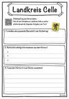 Vorschau - Unterrichtsreihen - Landkreis Celle Lückentext mit Wortspeicher Hörverstehen und Suchsel - Seite 3