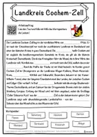 Vorschau - Unterrichtsreihen - Landkreis Cochem-Zell Lückentext mit Wortspeicher Hörverstehen und Suchsel - Seite 1