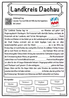 Vorschau - Unterrichtsreihen - Landkreis Dachau Lückentext mit Wortspeicher Hörverstehen und Suchsel - Seite 1