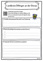 Vorschau - Unterrichtsreihen - Landkreis Dillingen an der Donau Lückentext mit Wortspeicher Hörverstehen und Suchsel - Seite 3