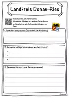Vorschau - Unterrichtsreihen - Landkreis Donau-Ries Lückentext mit Wortspeicher Hörverstehen und Suchsel - Seite 3