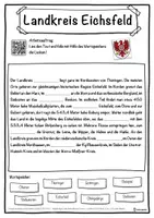 Vorschau - Unterrichtsreihen - Landkreis Eichsfeld Lückentext mit Wortspeicher Hörverstehen und Suchsel - Seite 1