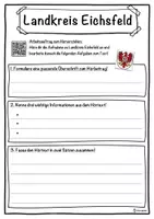 Vorschau - Unterrichtsreihen - Landkreis Eichsfeld Lückentext mit Wortspeicher Hörverstehen und Suchsel - Seite 3