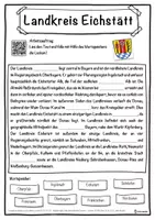 Vorschau - Unterrichtsreihen - Landkreis Eichstätt Lückentext mit Wortspeicher Hörverstehen und Suchsel - Seite 1