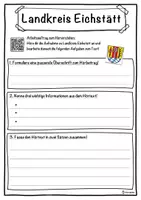 Vorschau - Unterrichtsreihen - Landkreis Eichstätt Lückentext mit Wortspeicher Hörverstehen und Suchsel - Seite 3