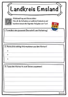 Vorschau - Unterrichtsreihen - Landkreis Emsland Lückentext mit Wortspeicher Hörverstehen und Suchsel - Seite 3