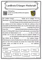 Vorschau - Unterrichtsreihen - Landkreis Erlangen-Höchstadt Lückentext mit Wortspeicher Hörverstehen und Suchsel - Seite 1
