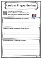 Vorschau - Unterrichtsreihen - Landkreis Freyung-Grafenau Lückentext mit Wortspeicher Hörverstehen und Suchsel - Seite 3