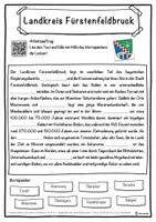 Vorschau - Unterrichtsreihen - Landkreis Fürstenfeldbruck Lückentext mit Wortspeicher Hörverstehen und Suchsel - Seite 1