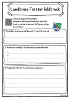 Vorschau - Unterrichtsreihen - Landkreis Fürstenfeldbruck Lückentext mit Wortspeicher Hörverstehen und Suchsel - Seite 3