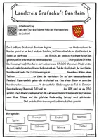 Vorschau - Unterrichtsreihen - Landkreis Grafschaft Bentheim Lückentext mit Wortspeicher Hörverstehen und Suchsel - Seite 1