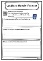 Vorschau - Unterrichtsreihen - Landkreis Hameln-Pyrmont Lückentext mit Wortspeicher Hörverstehen und Suchsel - Seite 3