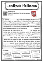 Vorschau - Unterrichtsreihen - Landkreis Heilbronn Lückentext mit Wortspeicher Hörverstehen und Suchsel - Seite 1