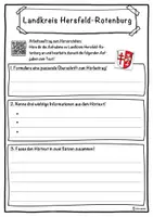 Vorschau - Unterrichtsreihen - Landkreis Hersfeld-Rotenburg Lückentext mit Wortspeicher Hörverstehen und Suchsel - Seite 3