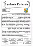 Vorschau - Unterrichtsreihen - Landkreis Karlsruhe Lückentext mit Wortspeicher Hörverstehen und Suchsel - Seite 1