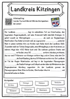 Vorschau - Unterrichtsreihen - Landkreis Kitzingen Lückentext mit Wortspeicher Hörverstehen und Suchsel - Seite 1