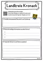 Vorschau - Unterrichtsreihen - Landkreis Kronach Lückentext mit Wortspeicher Hörverstehen und Suchsel - Seite 3