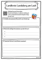 Vorschau - Unterrichtsreihen - Landkreis Landsberg am Lech Lückentext mit Wortspeicher Hörverstehen und Suchsel - Seite 3