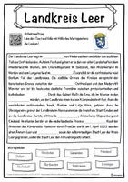 Vorschau - Unterrichtsreihen - Landkreis Leer Lückentext mit Wortspeicher Hörverstehen und Suchsel - Seite 1