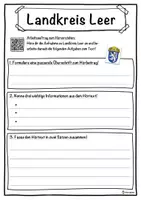 Vorschau - Unterrichtsreihen - Landkreis Leer Lückentext mit Wortspeicher Hörverstehen und Suchsel - Seite 3