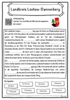 Vorschau - Unterrichtsreihen - Landkreis Lüchow-Dannenberg Lückentext mit Wortspeicher Hörverstehen und Suchsel - Seite 1