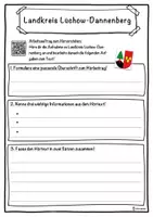 Vorschau - Unterrichtsreihen - Landkreis Lüchow-Dannenberg Lückentext mit Wortspeicher Hörverstehen und Suchsel - Seite 3