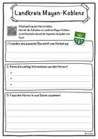 Vorschau - Unterrichtsreihen - Landkreis Mayen-Koblenz Lückentext mit Wortspeicher Hörverstehen und Suchsel - Seite 3