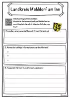 Vorschau - Unterrichtsreihen - Landkreis Mühldorf am Inn Lückentext mit Wortspeicher Hörverstehen und Suchsel - Seite 3