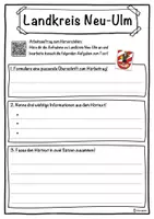 Vorschau - Unterrichtsreihen - Landkreis Neu-Ulm Lückentext mit Wortspeicher Hörverstehen und Suchsel - Seite 3