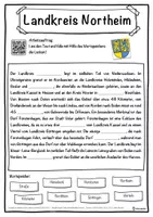 Vorschau - Unterrichtsreihen - Landkreis Northeim Lückentext mit Wortspeicher Hörverstehen und Suchsel - Seite 1